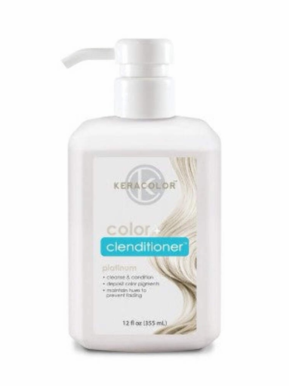 Keracolor Color+ Clenditioner Platinum Conditioner -12 fl oz